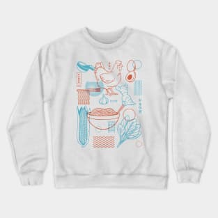 How To Do: Ramen Recipe Japanese Design Minimalist by Tobe Fonseca Crewneck Sweatshirt